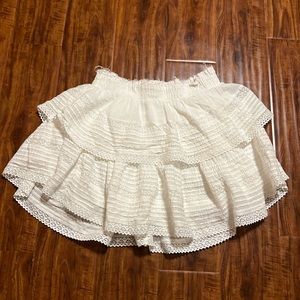 Aerie Rock N Ruffle mini skirt